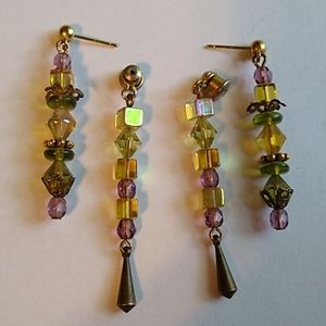 Artisan Double Dangle Earrings